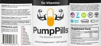 Do Vitamins PumpPills - supplement