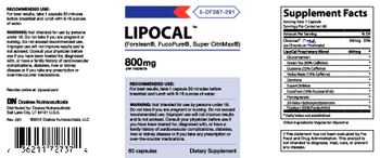 Doakes Nutraceuticals Lipocal - supplement