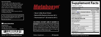 Doakes Nutraceuticals Metabosyn - supplement