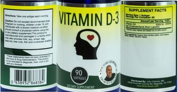 Doctor Gilmore Vitamin D-3 - supplement