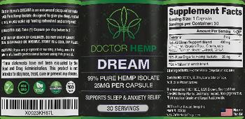Doctor Hemp Dream - supplement