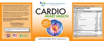 Doctor Recommended Supplements Cardio Heart Health - supplement