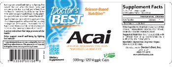 Doctor's Best Acai - 