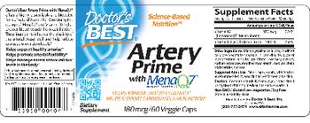Doctor's Best Artery Prime With MenaQ7 - supplement