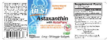 Doctor's Best Astaxanthin with AstaPure 6 mg - supplement