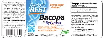 Doctor's Best Bacopa 320 mg - supplement