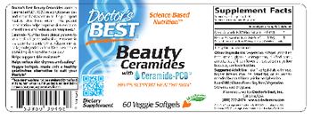 Doctor's Best Beauty Ceramides With Ceramide-PCD - supplement