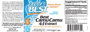 Doctor's Best Best Camu Camu 4:1 Extract - supplement
