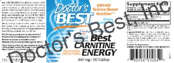 Doctor's Best Best Carnitine Energy - supplement