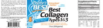 Doctor's Best Best Collagen Types 1 & 3 - supplement