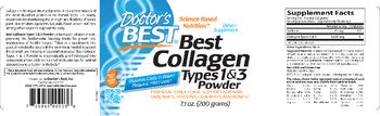 Doctor's Best Best Collagen Types 1 & 3 Powder - supplement