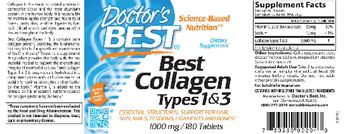 Doctor's Best Best Collagen Types 1 & 3 - supplement