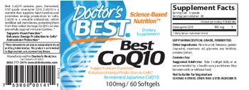 Doctor's Best Best CoQ10 - supplement