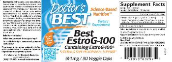Doctor's Best Best EstroG-100 - supplement