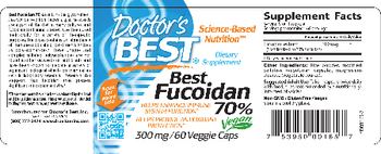 Doctor's Best Best Fucoidan 70% 300 mg - supplement