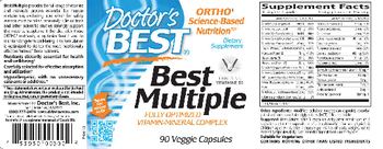 Doctor's Best Best Multiple - supplement
