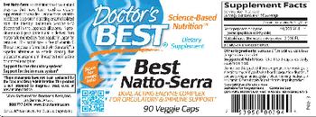 Doctor's Best Best Natto-Serra - supplement