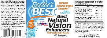 Doctor's Best Best Natural Vision Enhancers - supplement