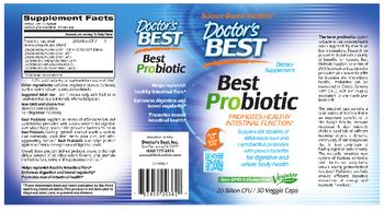 Doctor's Best Best Probiotic - supplement