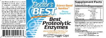 Doctor's Best Best Proteolytic Enzymes - supplement