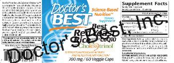 Doctor's Best Best Red Yeast Rice With CoQ10 And Cholesstrinol - supplement
