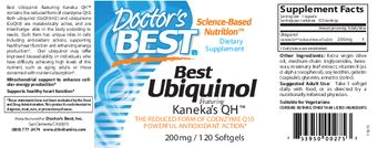 Doctor's Best Best Ubiquinol 200 mg - supplement