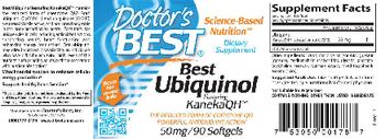 Doctor's Best Best Ubiquinol 50 mg - supplement