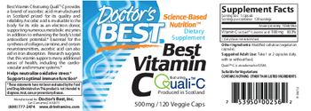 Doctor's Best Best Vitamin C 500 mg - supplement