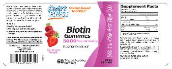 Doctor's Best Biotin Gummies 5000 mcg Strawberry Delight - supplement
