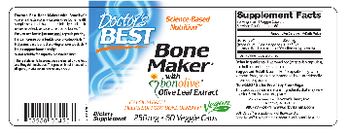 Doctor's Best Bone Maker with Bonolive Olive Leaf Extract 250 mg - supplement