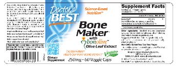 Doctor's Best Bone Maker with Bonolive Olive Leaf extract 250 mg - supplement