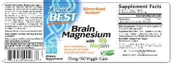 Doctor's Best Brain Magnesium with Magtein - supplement