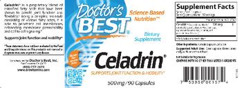 Doctor's Best Celadrin 500 mg - supplement