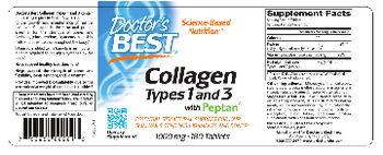 Doctor's Best Collagen Types 1 and 3 1000 mg - supplement