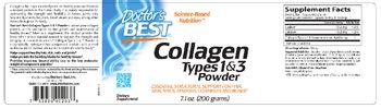 Doctor's Best Collagen Types 1 & 3 Powder - supplement