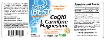 Doctor's Best CoQ10 L-Carnitine Magnesium - supplement