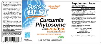 Doctor's Best Curcumin Phytosome with Meriva 500 mg - supplement