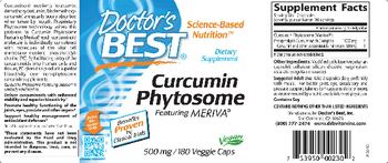 Doctor's Best Curcumin Phytosome - supplement