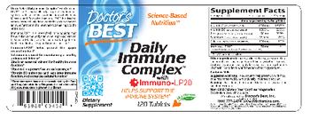 Doctor's Best Daily Immune Complex With Immuno-LP20 - supplement