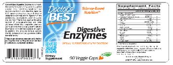 Doctor's Best Digestive Enzymes - supplement
