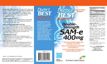 Doctor's Best Double-Strength SAM-e 400 mg - supplement