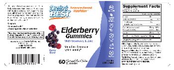 Doctor's Best Elderberry Gummies Berry Blast - supplement