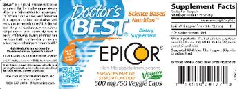 Doctor's Best Epicor 500 mg - supplement