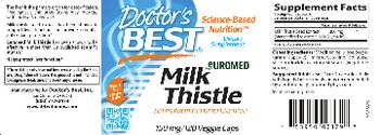 Doctor's Best Euromed Milk Thistle 150 mg - supplement