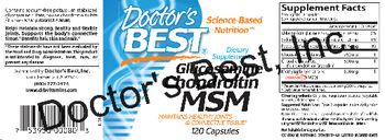 Doctor's Best Glucosamine Chondroitin MSM - supplement
