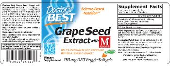 Doctor's Best Grape Seed Extract With MegaNatural-BP - supplement