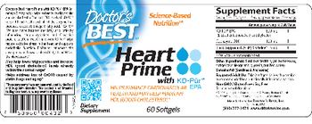 Doctor's Best Heart Prime With KD-Pur EPA - supplement
