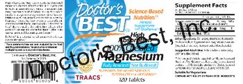 Doctor's Best High Absorption 100% Chelated Magnesium - mineral supplement with bioperiner