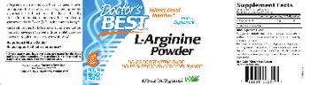 Doctor's Best L-Arginine Powder - supplement