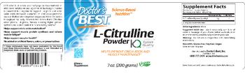 Doctor's Best L-Citrulline Powder - supplement